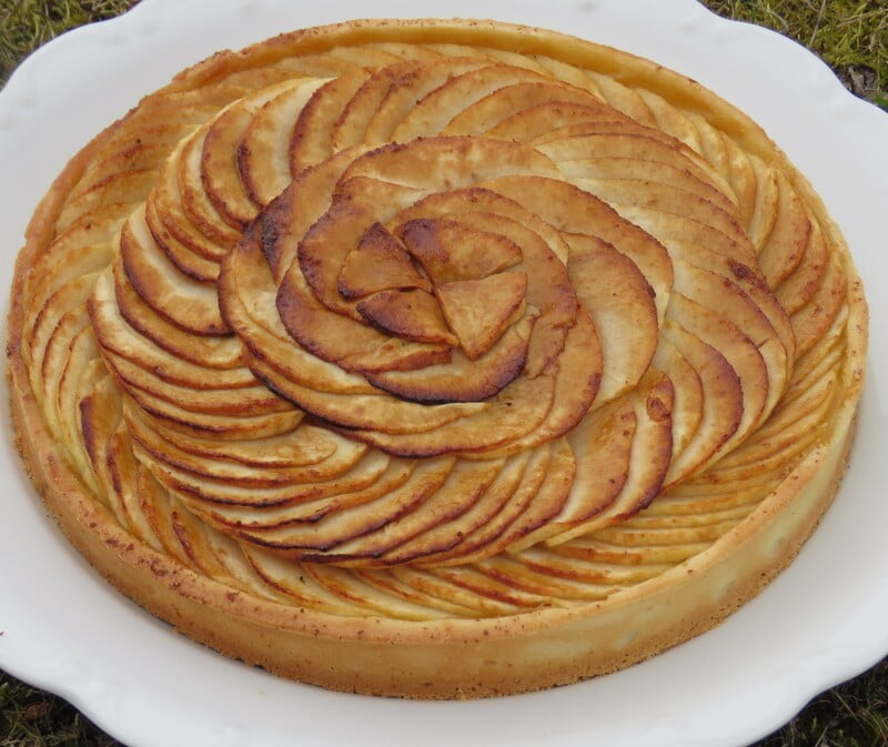 Tarte aux fruits de saison, pommes