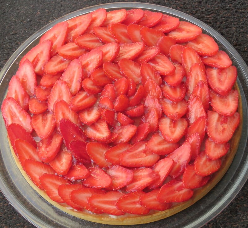 Tarte aux fruits de saison  Fraise